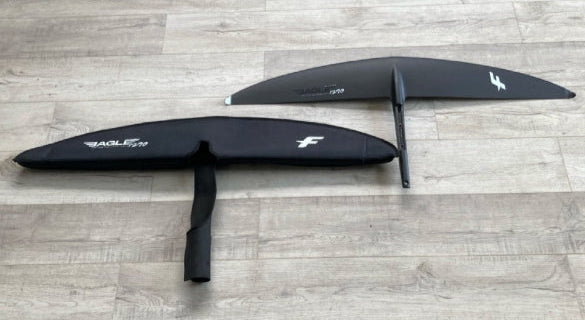 Load image into Gallery viewer, Green Hat Kiteboarding-F-One 1290 Eagle FW USED-Top View of FW with Cover
