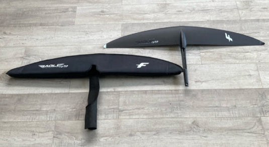 Green Hat Kiteboarding-F-One 1290 Eagle FW USED-Top View of FW with Cover