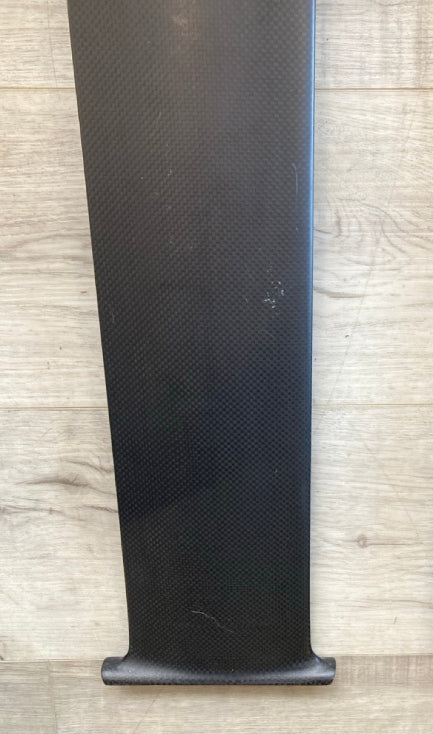 Green Hat Kiteboarding-F-One 80cm Carbon Mast USED-Left Profile Bottom of Mast Close Up
