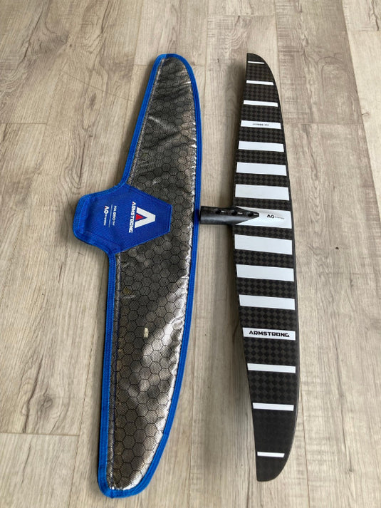 Green Hat Kiteboarding-Armstrong HA 880 Complete Foil Kit-Bottom View of HA880 FW & Cover