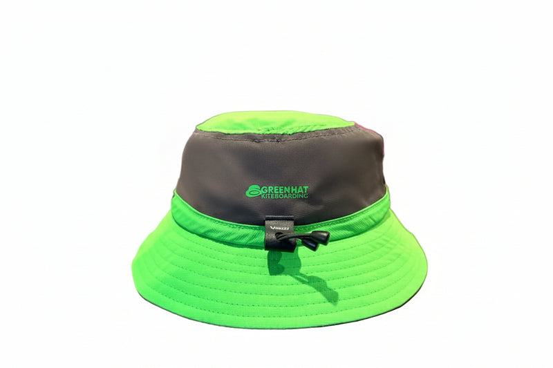 Load image into Gallery viewer, Green Hat Downwind Surf Hat V2 by Vaikobi
