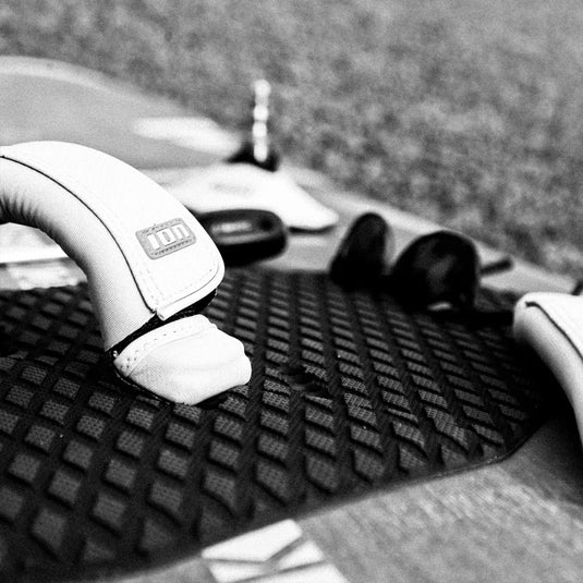 Ion Board Acc Footstrap attached to a board 