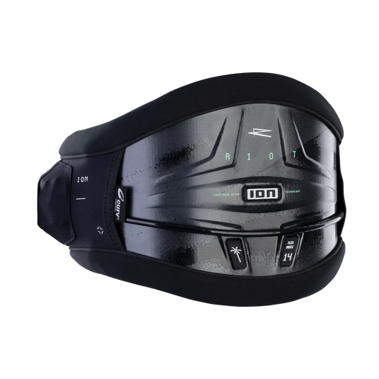 Green Hat Kiteboarding-2025 ION Riot Curv Kiteboarding Waist Harness-Back View