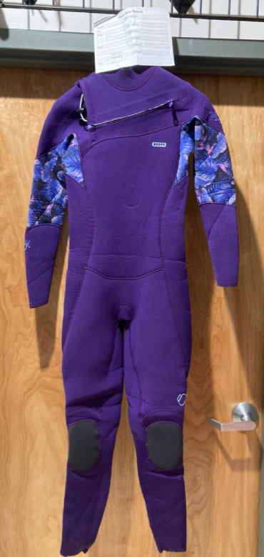Green Hat Kiteboarding - 2019 Ion Womens Trinity Amp 3_2 FZ Wetsuit USED- Hung Up