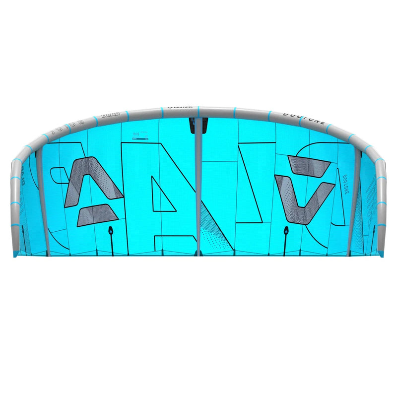 Load image into Gallery viewer, Blue kite with branding on a white background
