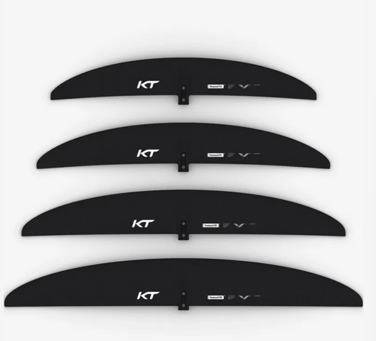 Green Hat Kiteboarding-KT Foils Nomad FW-All FW Sizes on a White Background