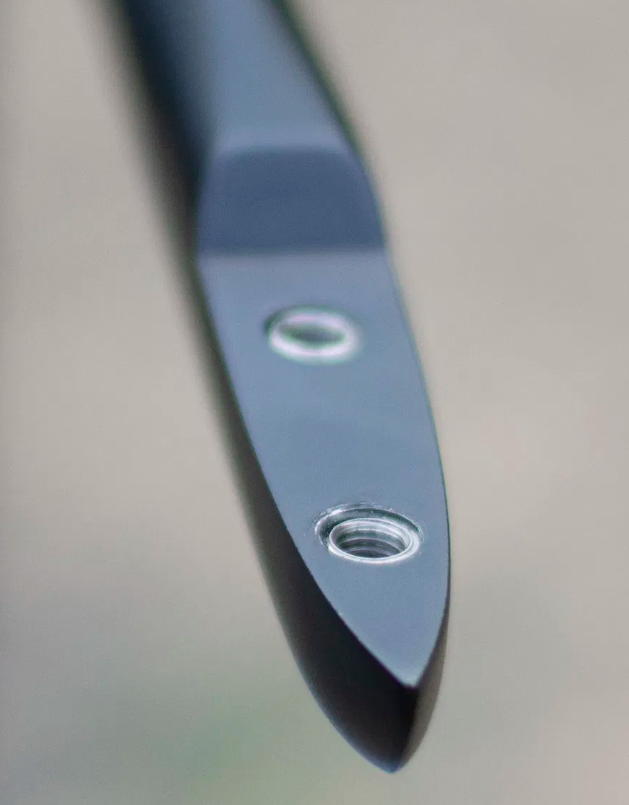 Load image into Gallery viewer, Green Hat Kiteboarding-KT Foils Aluminum Fuselages-Close Up View of Bottom of Stab Connection
