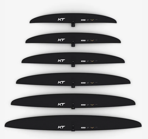 Green Hat Kiteboarding-Kt Foils Atlas FW-All Sizes on a White Background