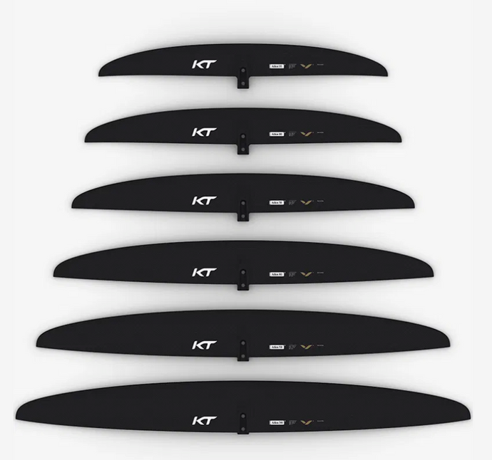 Green Hat Kiteboarding-Kt Foils Atlas FW-All Sizes on a White Background