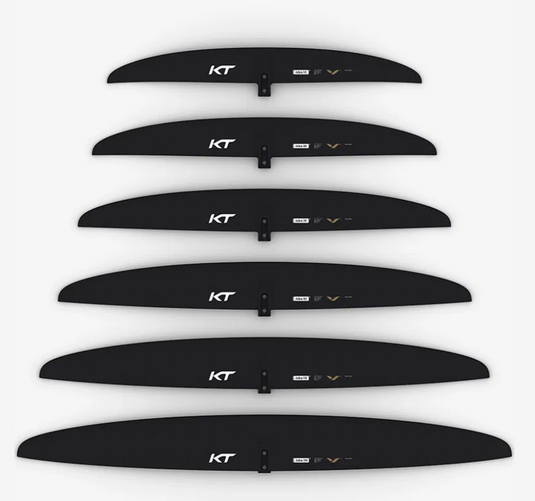 Green Hat Kiteboarding-Kt Foils Atlas FW-All Sizes on a White Background
