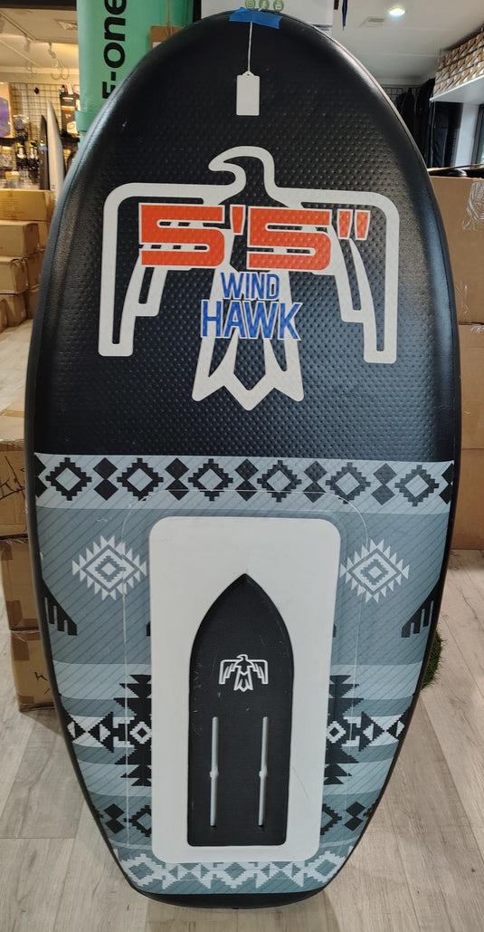 Green Hat Kiteboarding-Lahoma WindHawk 5'1 Wing Board USED-Bottom View