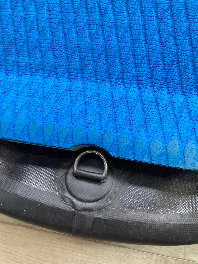 Load image into Gallery viewer, Green Hat Kiteboarding-Lahoma Wing Hawk Inflatable Foilboard V2 80L USED- Steel Ring Leash Attachment
