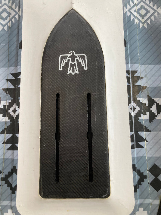 Green Hat Kiteboarding-Lahoma Wing Hawk Inflatable Foilboard V2 80L USED- Foil Track  View
