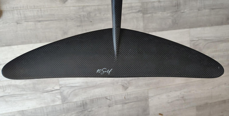 Load image into Gallery viewer, Green Hat Kiteboarding-Lift 170 Surf Complete Foil USED-Top View of Lift Surf 40 stab

