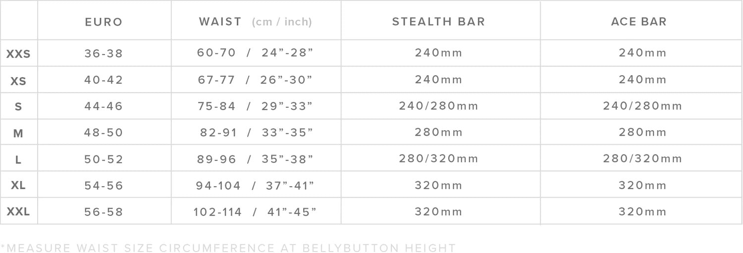 Size Chart Majestic Mens