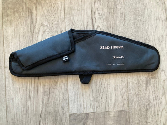 Green Hat Kiteboarding-Manera Stabilizer Sleeve USED-Top View on Wooden Floor