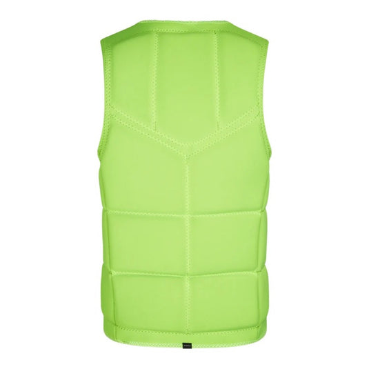 Mystic Brand Front-Zip Wake Impact Vest Flash Yellow