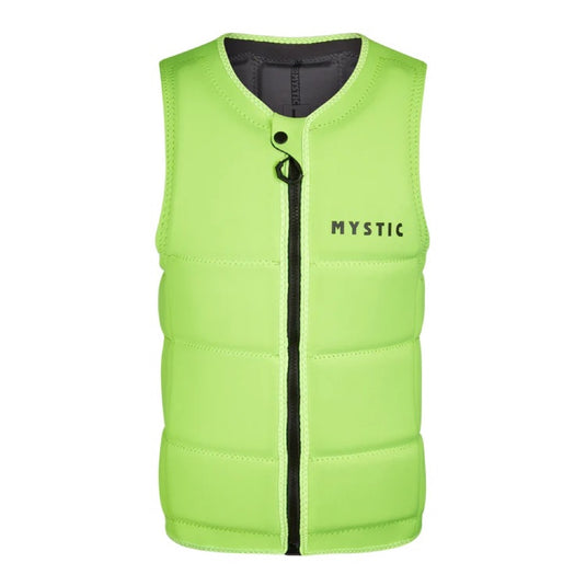 Mystic Brand Front-Zip Wake Impact Vest Flash Yellow