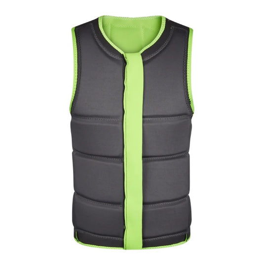 Mystic Brand Front-Zip Wake Impact Vest Flash Yellow