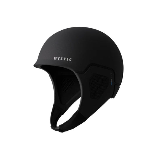 Green Hat Kiteboarding-2024 Mystic Impact Cap-Black-Front Left View