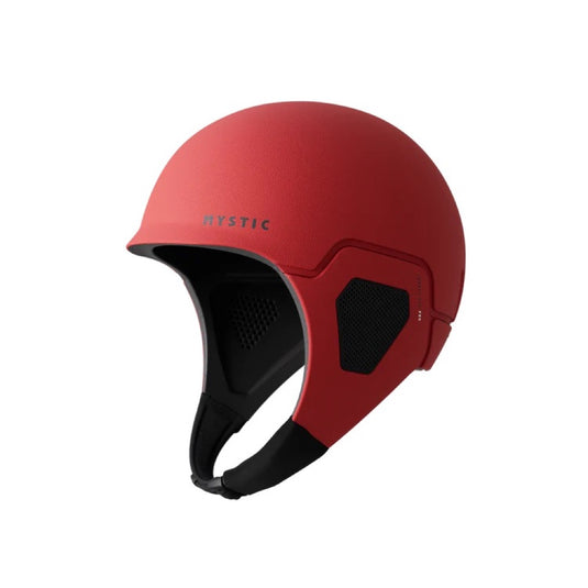 Green Hat Kiteboarding-2024 Mystic Impact Cap-Red-Front Left View