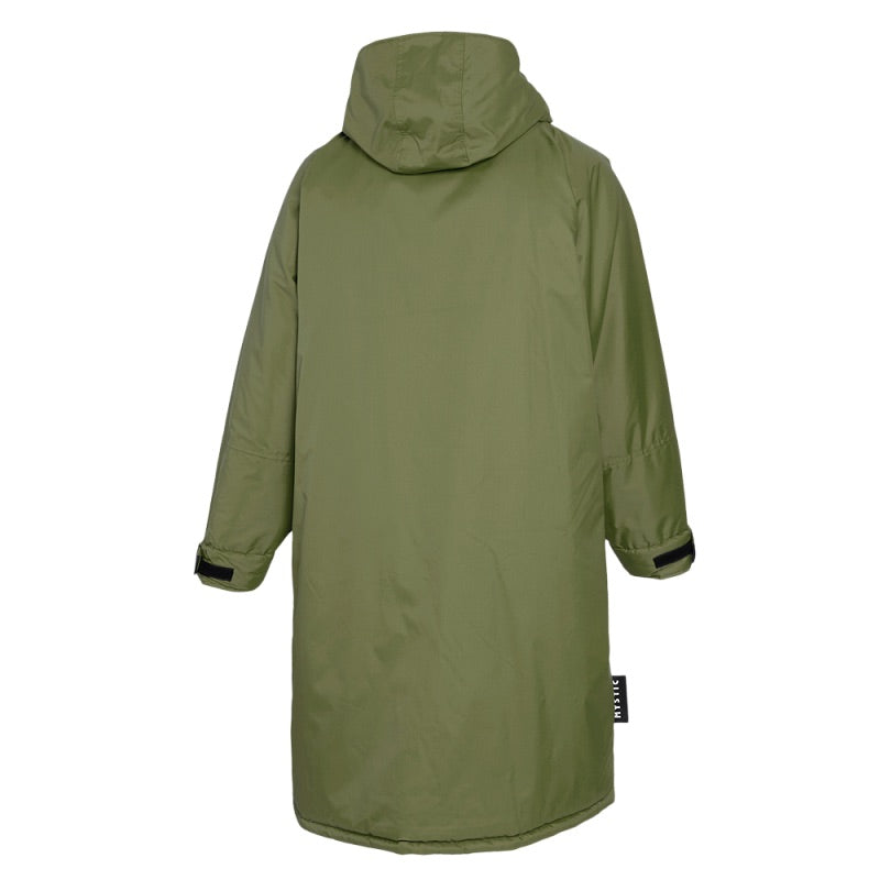 Load image into Gallery viewer, Green raincoat on a white background
