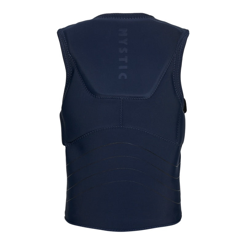 Load image into Gallery viewer, Navy blue vest with &#39;Mystic&#39; branding on a white background
