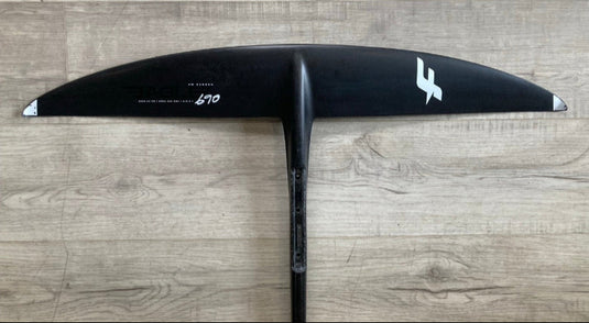 Green Hat Kiteboarding- F-One HM Carbon Eagle 690 Plane USED-Top View of FW