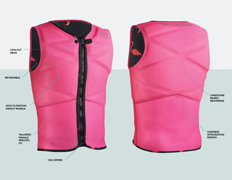 Load image into Gallery viewer, Ride Engine Women&#39;s Pali Impact Vest Technology
