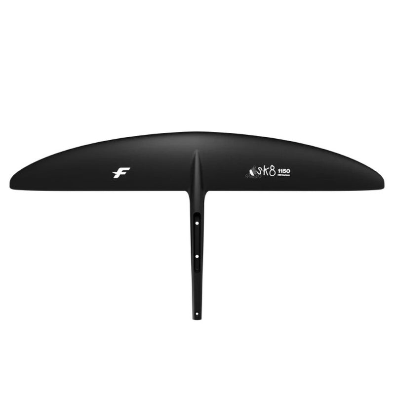 Load image into Gallery viewer, Black hydrofoil with F-One branding on a white background
