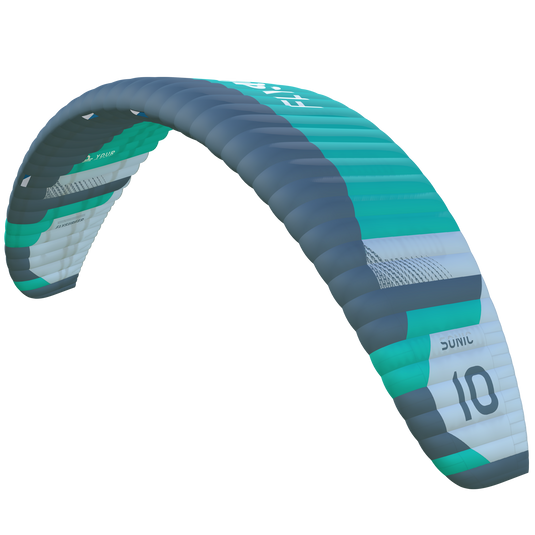 Green Hat Kiteboarding-Flysurfer SONIC5 Ceramic on a White Background