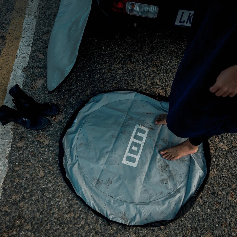 Load image into Gallery viewer, Ion Changing mat / wetbag in use action shot 
