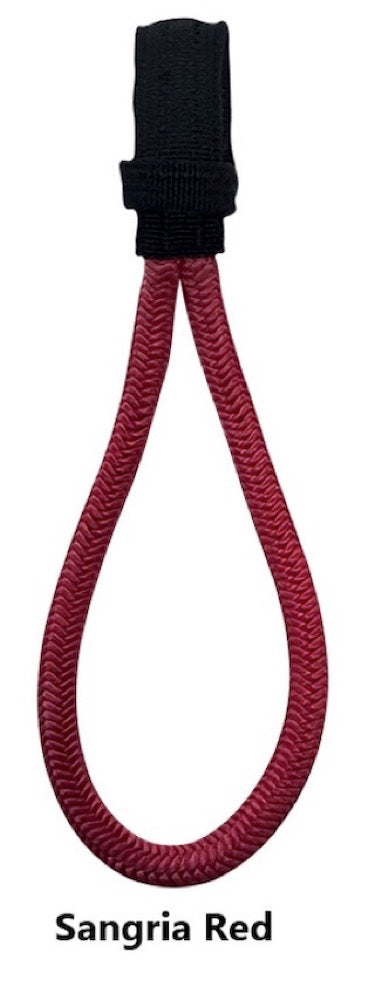Load image into Gallery viewer, Sangria Red grey PKS - Wing/Parawing Single Point Bungee Harness Line on a white background
