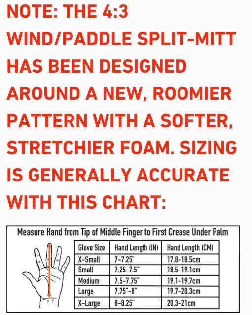 Solite 4:3 Wind/Paddle Split-Mitt