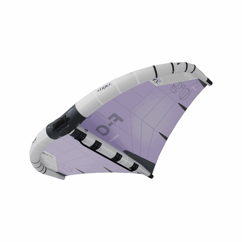 Load image into Gallery viewer, Lilac and white wing with F-One brand logo on a white background
