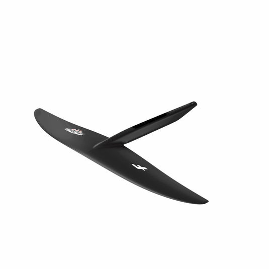 Black F-One Sushi hydrofoil on a white background