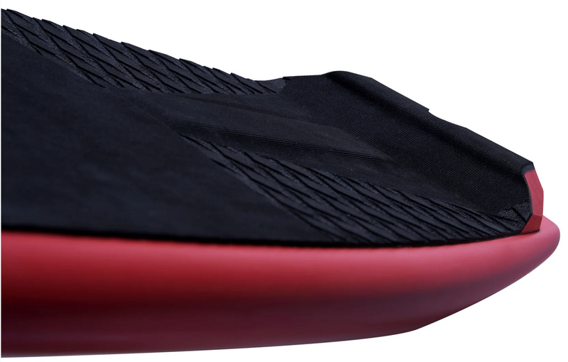 Load image into Gallery viewer, Green Hat Kiteboarding-Unifoil Disco Butter-Red 27L-Heel pad Close up
