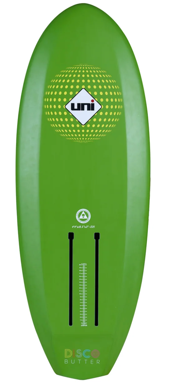 Load image into Gallery viewer, Green Hat Kiteboarding-Unifoil Disco Butter-Green 32L-Bottom View
