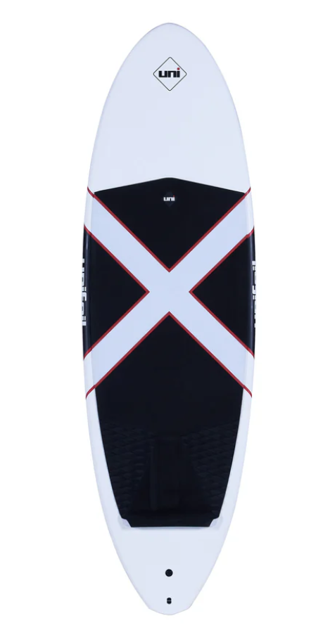 Green Hat Kiteboarding-Unifoil Quiver Killer Mid Length Foilboard-5'10-White-Top View