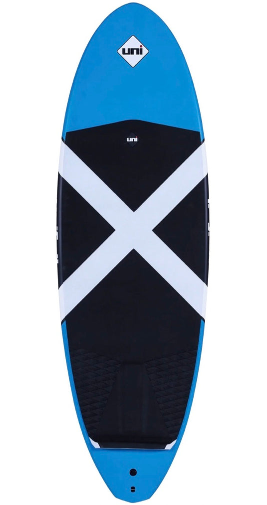 Green Hat Kiteboarding-Unifoil Quiver Killer Mid Length Foilboard-Blue 5'2 Top View