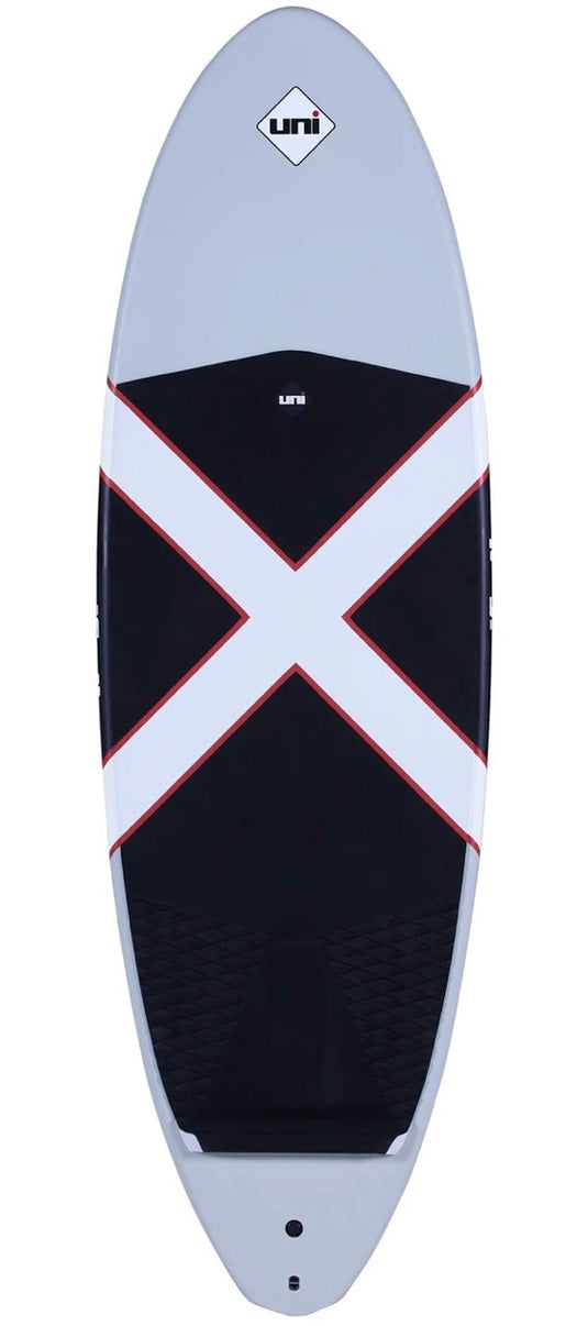 Green Hat Kiteboarding-Unifoil Quiver Killer Mid Length Foilboard-5'6-Grey-Top View