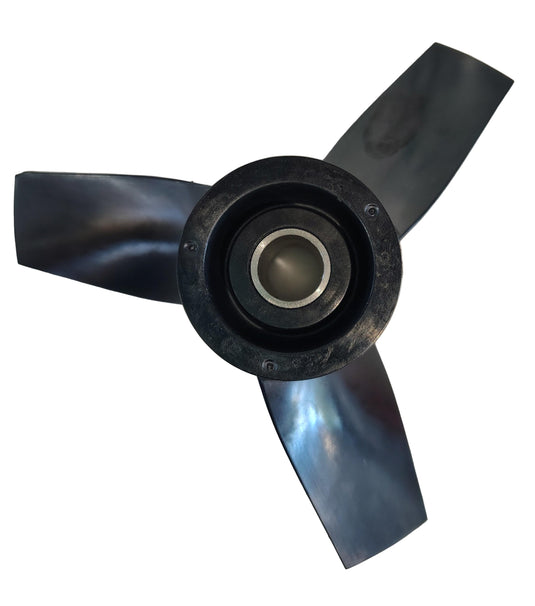 Green Hat Kiteboarding-Waydoo FP8 Propeller with Minor Damage-Black propeller on white background