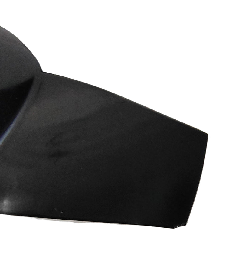 Load image into Gallery viewer, Green Hat Kiteboarding-Waydoo FP8 Propeller with Minor Damage-Close Up of Damaged Blade on Black propeller on white background
