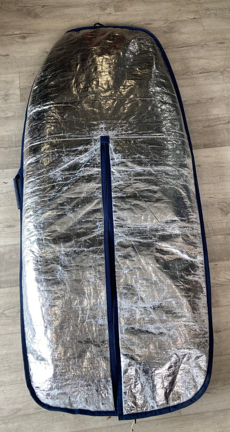 Load image into Gallery viewer, Green Hat Kiteboarding-Waydoo Flyer One+ Efoil-Manera Board Bag-Bottom View
