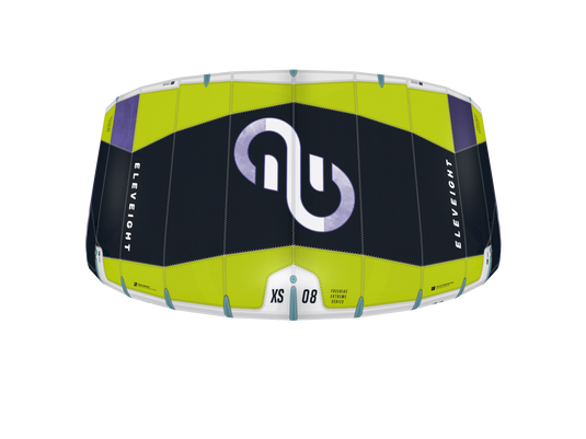 Green Hat Kitebording-2025 Eleveight XS V6 Kite-Top View