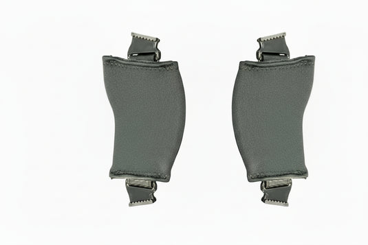 2 litewave straps on a white surface 