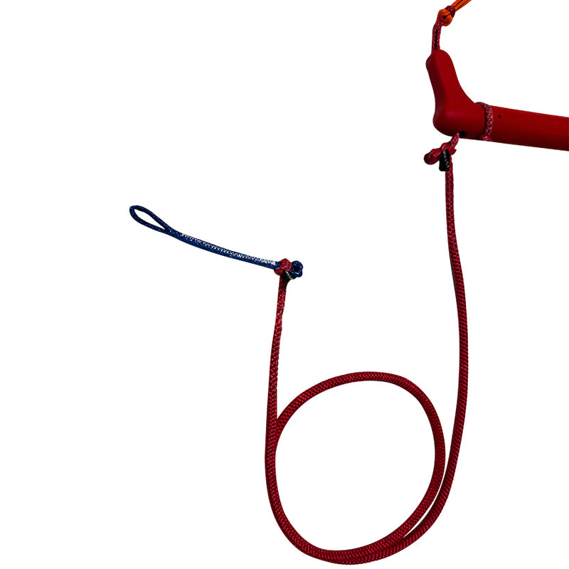 Load image into Gallery viewer, Green Hat Kiteboarding PKS Parawing Leash-Front Attachment View
