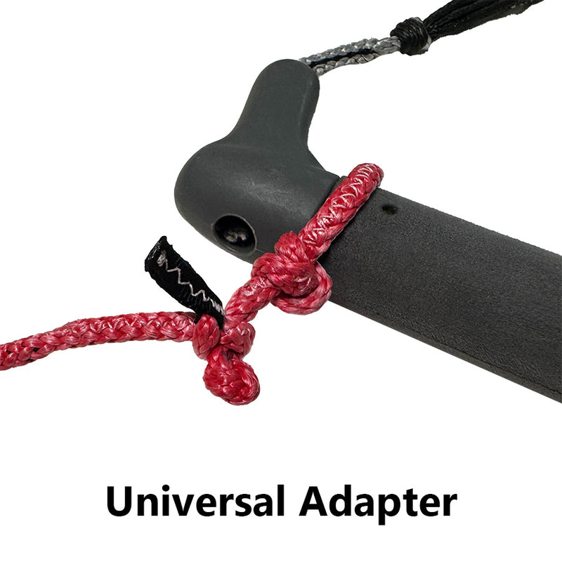 Load image into Gallery viewer, Green Hat Kiteboarding PKS Parawing Leash-Universal adapter Close Up View
