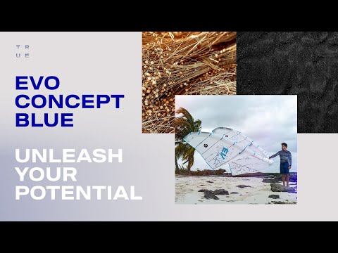 Load and play video in Gallery viewer, 2024 Duotone Evo Concept Blue Kiteboarding Kite
