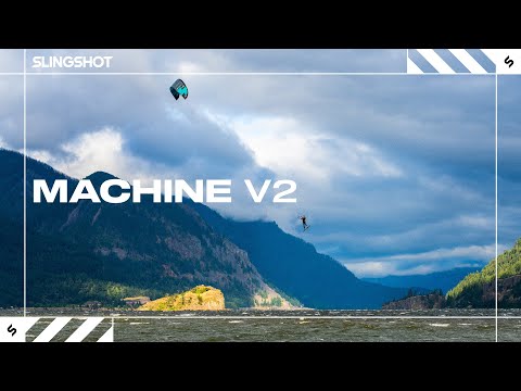 Load and play video in Gallery viewer, Slingshot Machine V2 15m Lightwind Kiteboarding Kite USED
